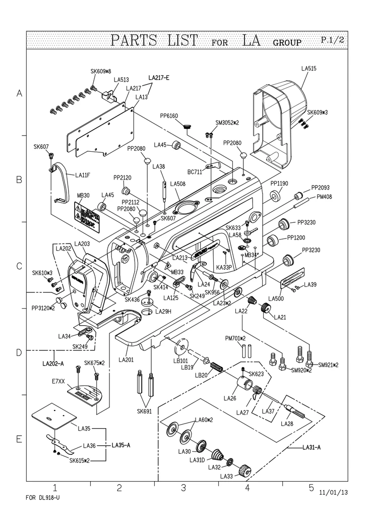 Section diagram