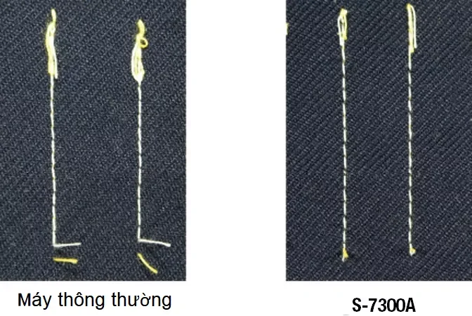 Hệ thống cắt chỉ thừa tối ưu trên máy may NEXIO S-7300A